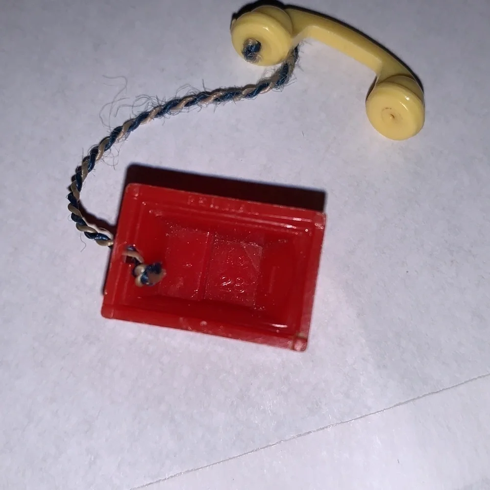 Vintage Renwal no 28 Dollhouse Mini Rotary Phone - Picture 3 of 5